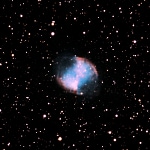 Dumbbell Nebula (M27), photo credit: Wolf Damm