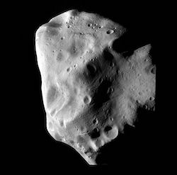 Asteroid 21 Lutetia is an M-type asteroid about 100km in diameter.