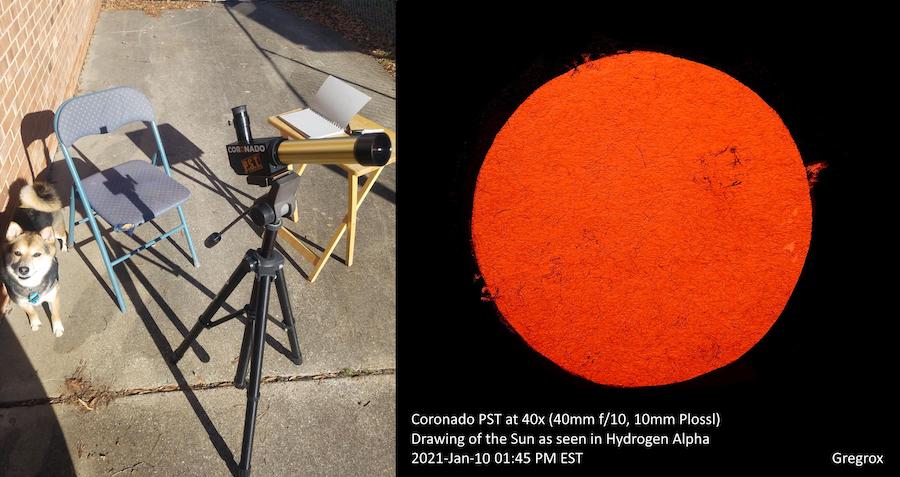 Pst solar hot sale telescope