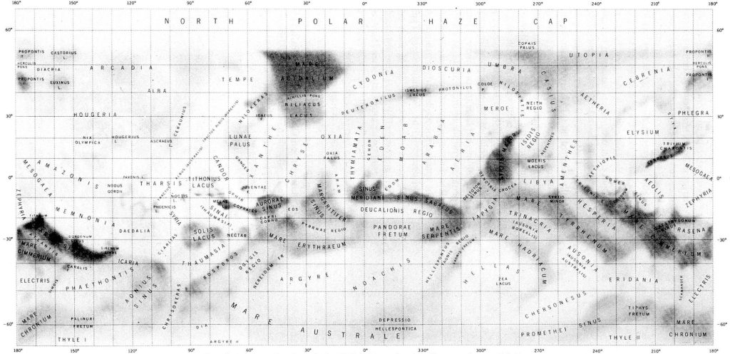 An albedo map of Mars